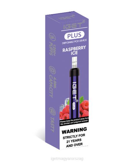 IGET Vape plusz 08804B39 málna jég