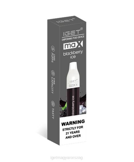 IGET Vape Flavours max 08804B77 szederjég