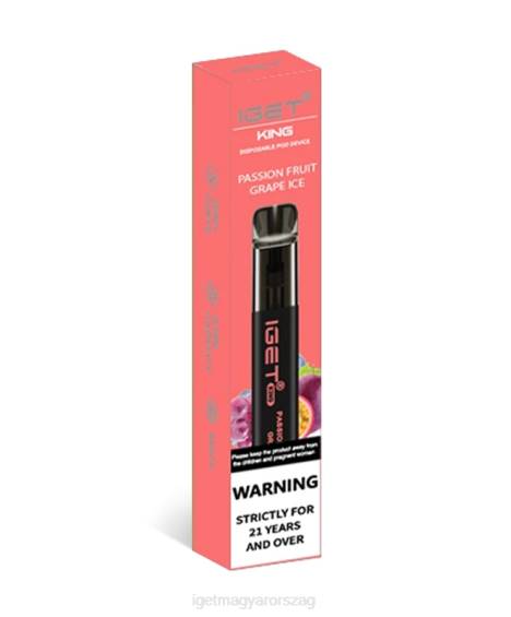 IGET Vape Flavours király 08804B110 maracuja szőlőjég