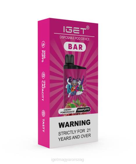 IGET Vape Europe rúd 08804B155 cseresznye gránátalma