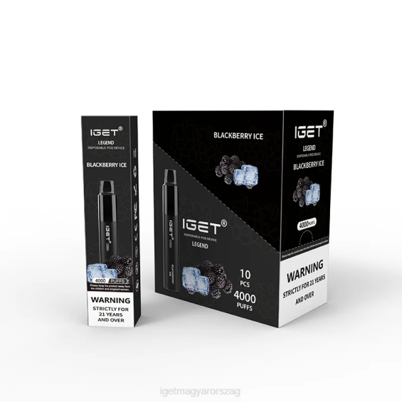 IGET Vape Shop legenda 4000 fújás 08804B324 szederjég