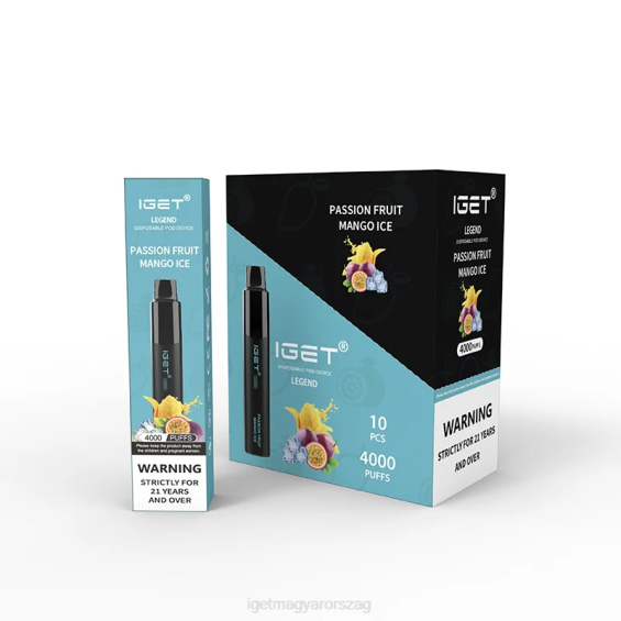 Discount IGET Vapes legenda 4000 fújás 08804B342 maracuja mangó jég