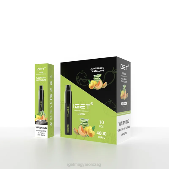 IGET Bar Discount legenda 4000 fújás 08804B346 aloe mangó sárgadinnye