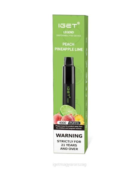 IGET Vape Flavours legenda 08804B190 őszibarack ananász lime