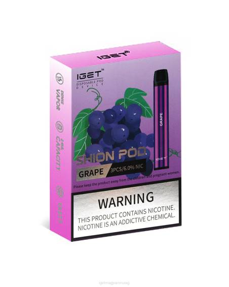 IGET Bar Shop 3 x pánt 08804B15 szőlő