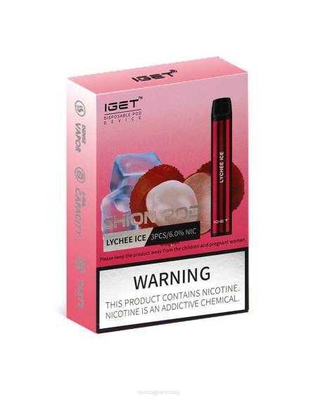Discount IGET Vapes 3 x pánt 08804B18 licsi jég