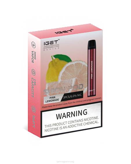IGET Bar Discount 3 x pánt 08804B25 rózsaszín limonádé