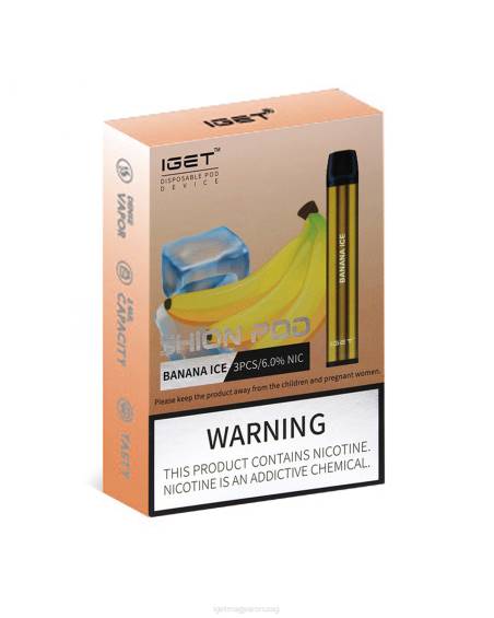 IGET Bar Discount 3 x pánt 08804B2 banán jég