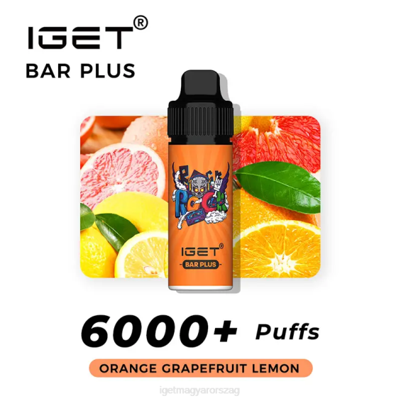 IGET Bar Shop bár plusz 6000 fújás 08804B246 narancsos grapefruit citrom